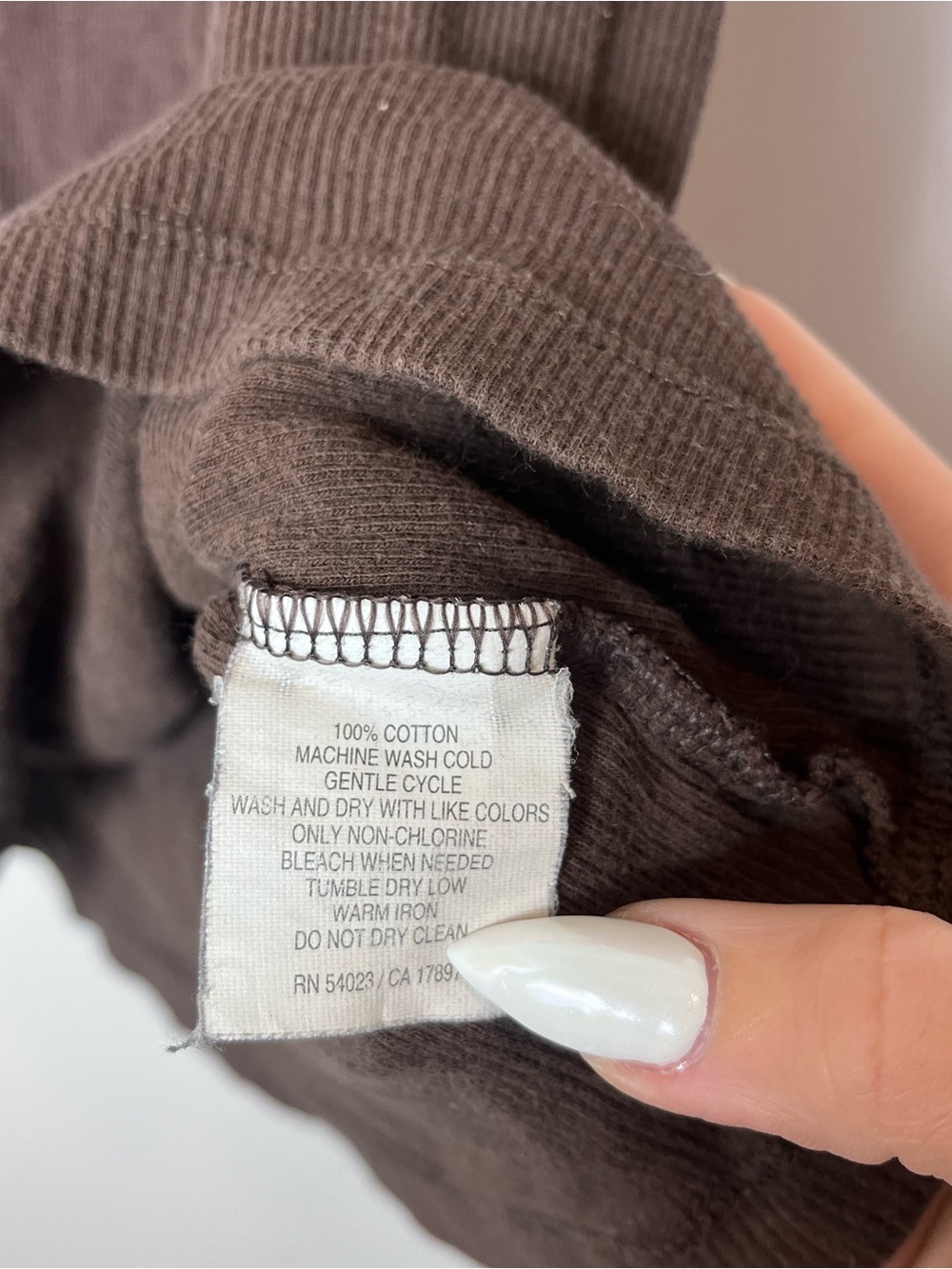 Y2K Old Navy Brown Casual Ribbed Tank Top Sleeveless XL Cotton Cami - Picture 5 of 8
